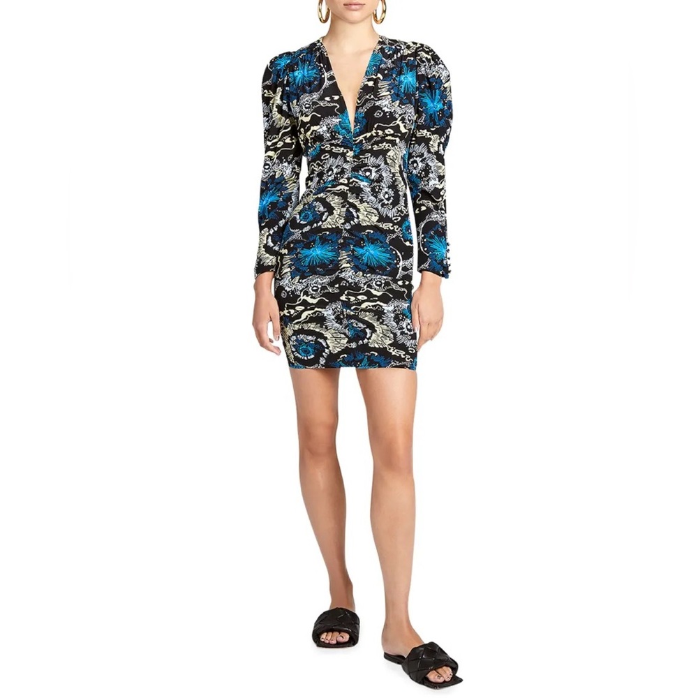 A.L.C.
Roxy Ruched Puff-Sleeve Dress